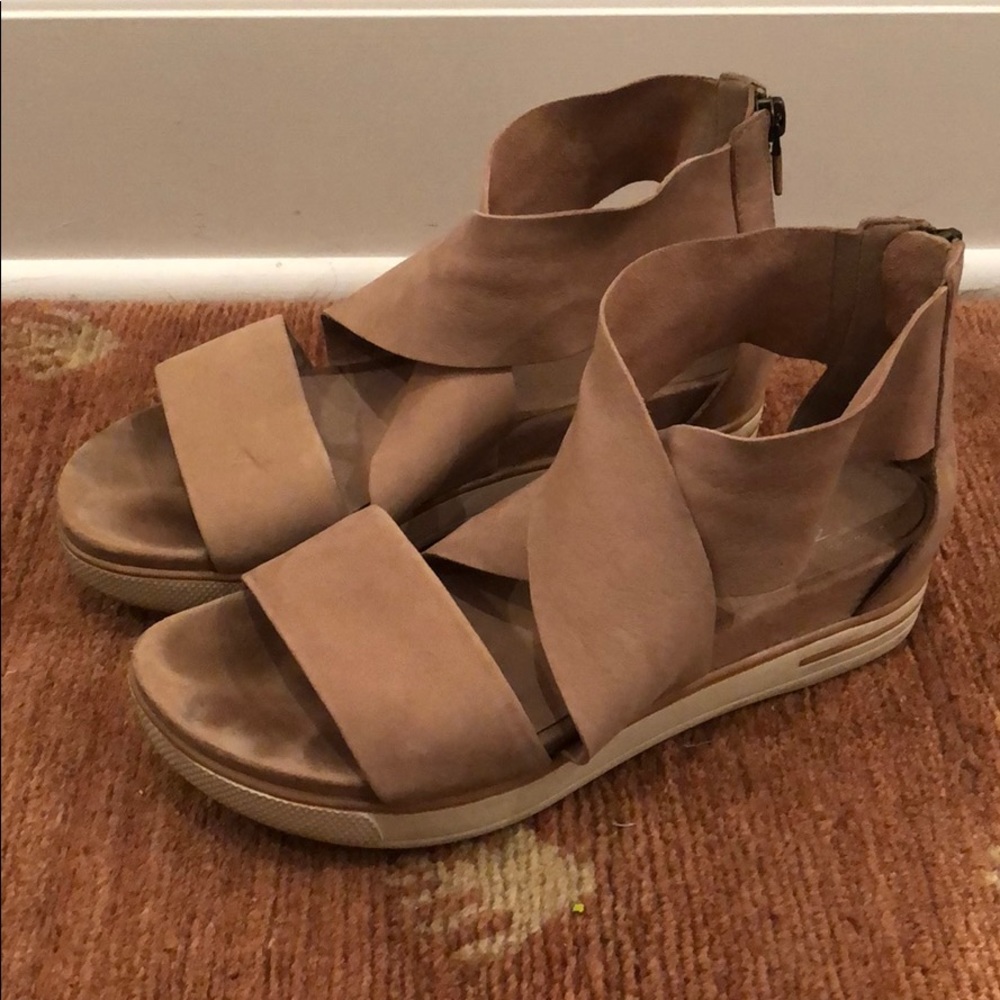 Eileen Fisher 6 Sport Platform Sandal